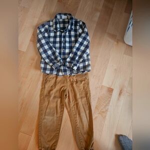 Boy size 5 outfit 100 cotton organic cotton